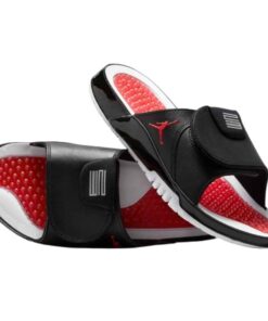 Sandalias Chalas NIKE JORDAN - "Negro/Rojo" + CAJA