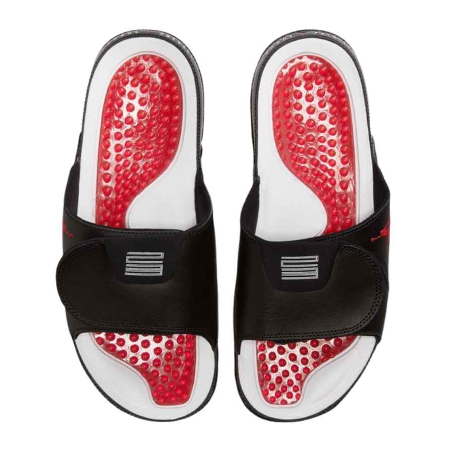 Sandalias Chalas NIKE JORDAN - "Negro/Rojo" + CAJA - Imagen 2