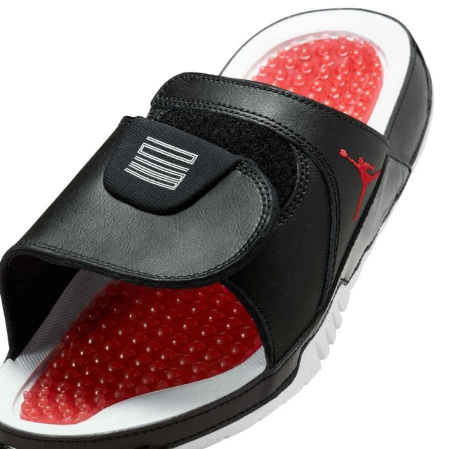 Sandalias Chalas NIKE JORDAN - "Negro/Rojo" + CAJA - Imagen 3
