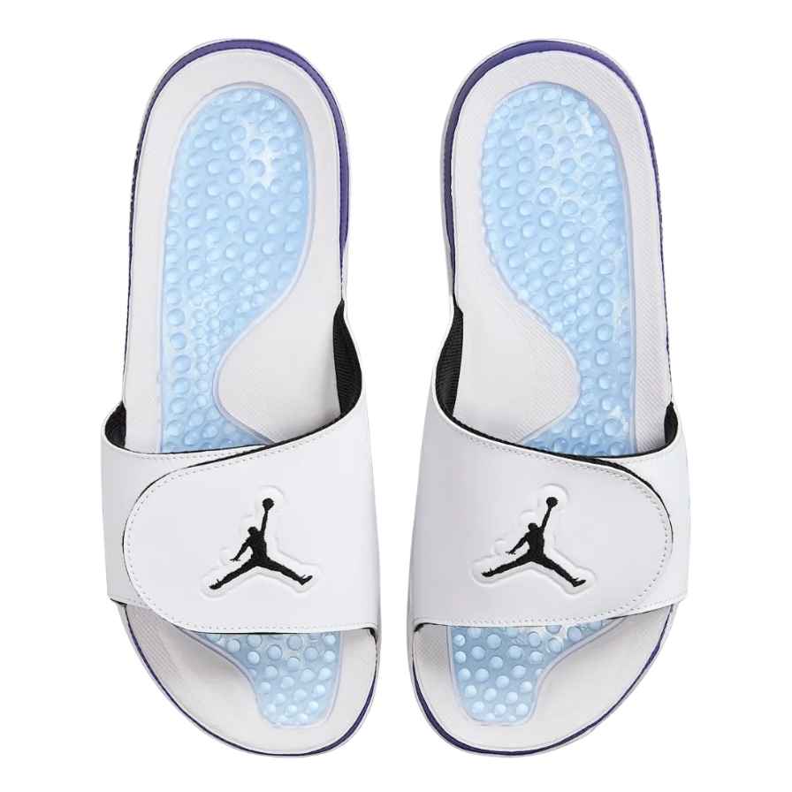 Sandalias Chalas NIKE JORDAN - "Blanco/Celeste" + CAJA - Imagen 2