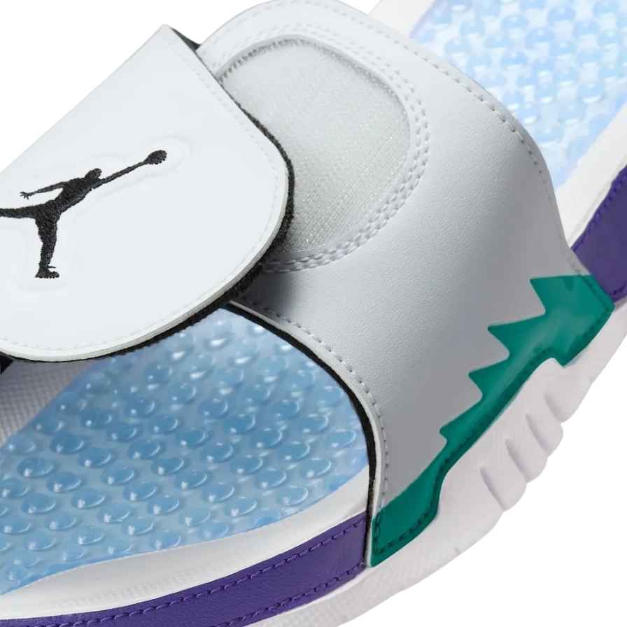Sandalias Chalas NIKE JORDAN - "Blanco/Celeste" + CAJA - Imagen 3