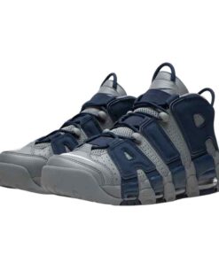 Nike Air More UpTempo "Cool Grey and Midnight Navy" Gris