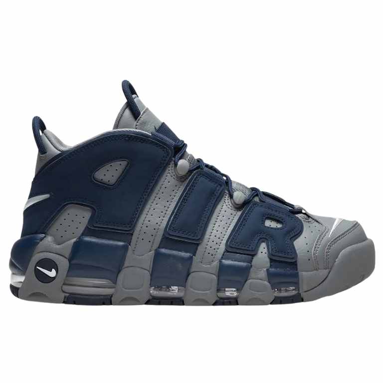 Nike Air More UpTempo "Cool Grey and Midnight Navy" Gris - Imagen 3