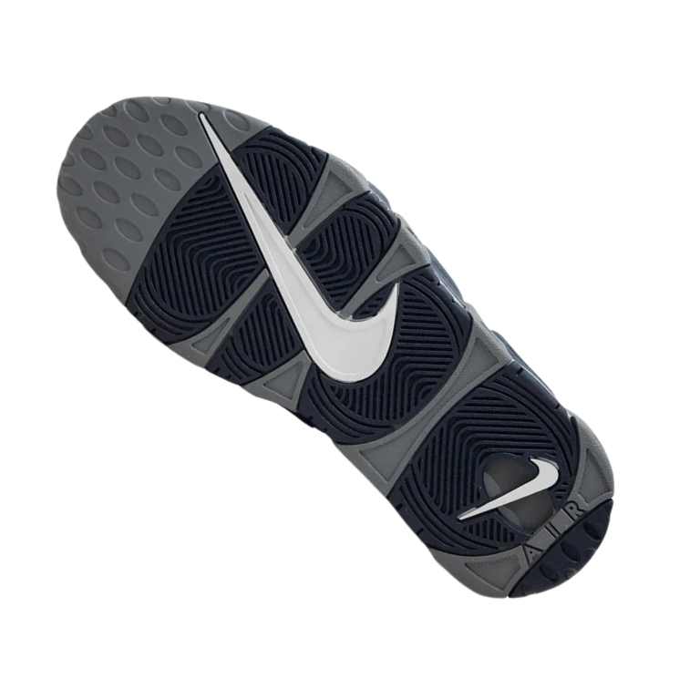 Nike Air More UpTempo "Cool Grey and Midnight Navy" Gris - Imagen 4
