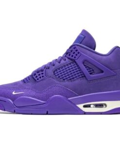 Canyon Purple Nigel Silvester x Air Jordan Retro 4 SP "Brick By Brick Bike 4 Triple Purple Suede" Morado