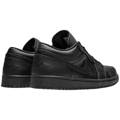 Nike Air Jordan 1 Retro Low "Triple Black" Negro Black Cat - Imagen 2