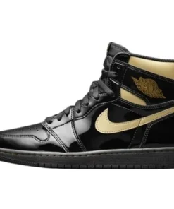 Nike Air Jordan 1 Retro "Black Metallic Gold" Black Gold