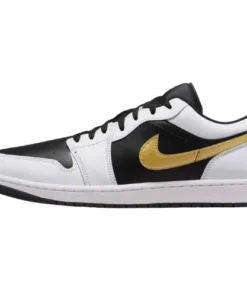 Nike Air Jordan 1 Retro Low "Reverse Panda" Blanco Negro Amarillo
