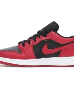 Nike Air Jordan 1 Retro Low "Patent Varsity Red Black" Negro Rojo