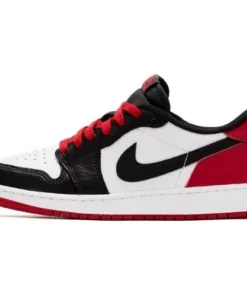 Nike Air Jordan 1 Retro Low "Black Toe" Rojo Negro Blanco