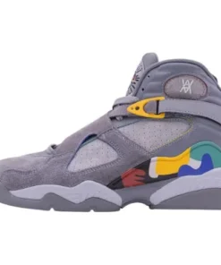 Air Jordan Retro 8 "Daniel Arsham And The Shoe Surgeon" Gris