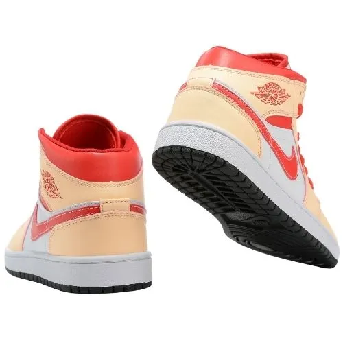 Nike Air Jordan 1 Retro ”Light Curry/Cardinal Red" - Imagen 2