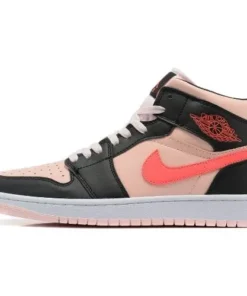 Nike Air Jordan 1 Retro "Atmosphere Black Pink Crimson" Rosa Negro