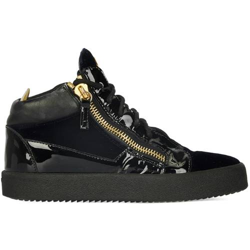 Giuseppe Zanotti Kriss Charol Negro Terciopelo