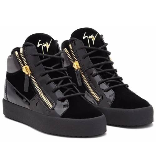 Giuseppe Zanotti Kriss Charol Negro Terciopelo - Imagen 2