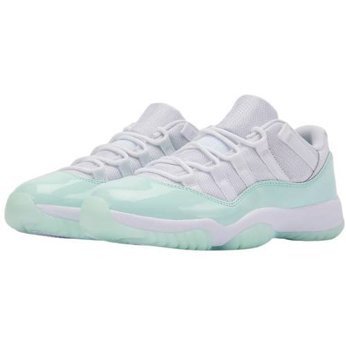 Air Jordan 11 Retro Low "Igloo" Charol Verde Menta Blanca - Imagen 2