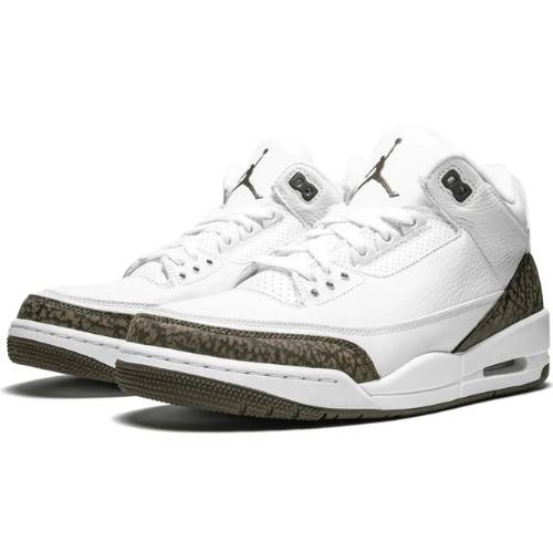 Air Jordan Retro 3 "Mocha" Cafe Blanco - Imagen 2