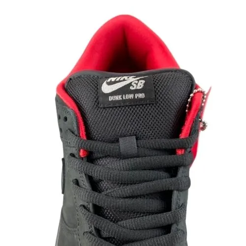 Supreme x Nike Dunk Low SB "Black" Negro Rojo - Imagen 2