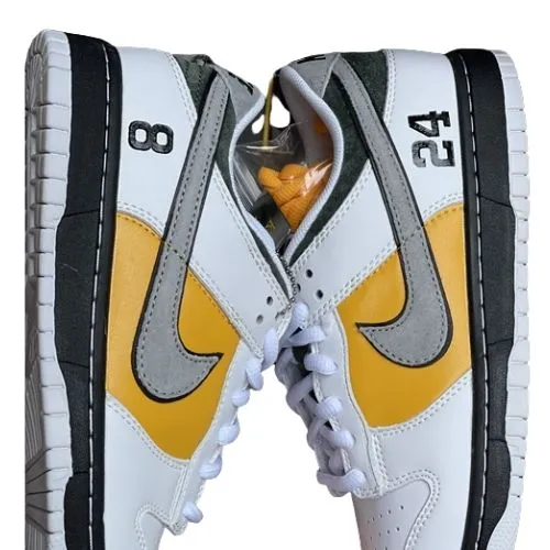 Kobe Bryant x Nike Dunk Low SB Blanco Yellow White Amarillo 8 24 - Imagen 2