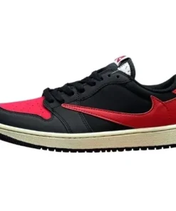 Travis Scott x Nike Air Jordan 1 Retro Low ”BRED” Black Red