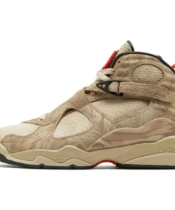 Air Jordan Retro 8 "SE Rui Hachimura Black Samurai" Twine/Gym Red-Black-Sesame