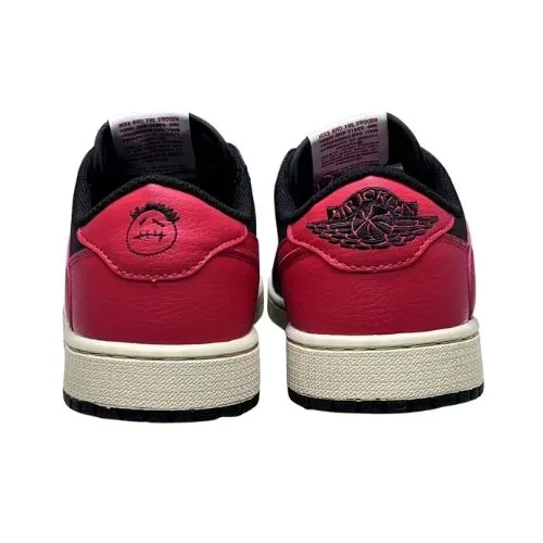 Travis Scott x Nike Air Jordan 1 Retro Low ”BRED” Black Red - Imagen 2