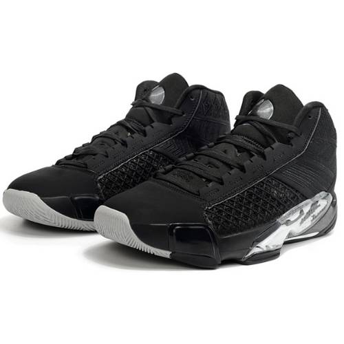 Air Jordan 38 Negro Plateado - Imagen 2