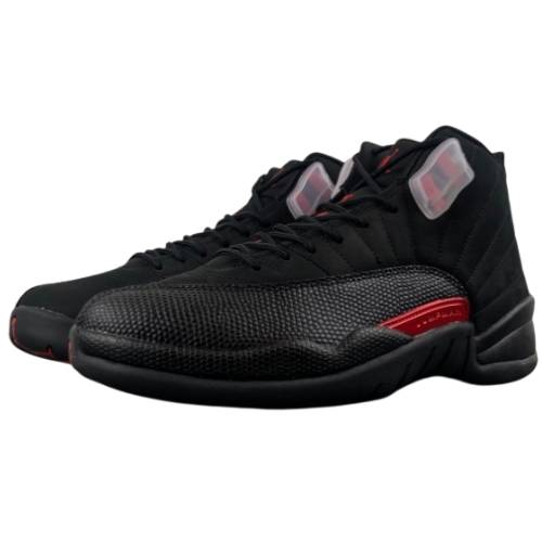 Air Jordan Retro 12 "Varsity Red" "Bright Crimson" Negro Rojo - Imagen 2