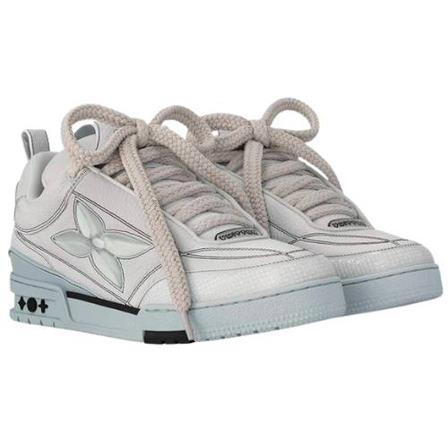 LOUIS VUITTON LV "TRAINER-SKATE SK8" BEIGE BLANCO - Imagen 2