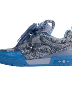 LOUIS VUITTON LV " Swarovski Monogram TRAINER-SKATE SK8" BLUE