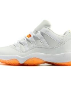 Air Jordan 11 Retro Low "GG" blanco Naranja Cítrico