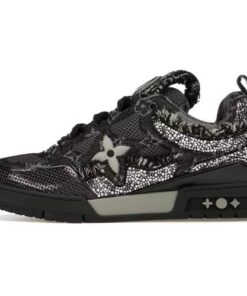LOUIS VUITTON LV " Swarovski Monogram TRAINER-SKATE SK8" BLACK